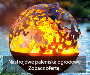 Nastrojowe paleniska ogrodowe